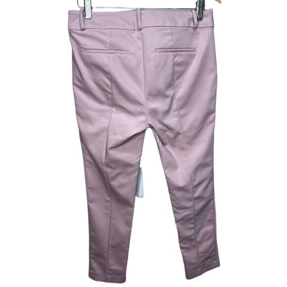 Size 8 Loft Petite Pink Modern Skinny Ankle Pants - Picture 2 of 8